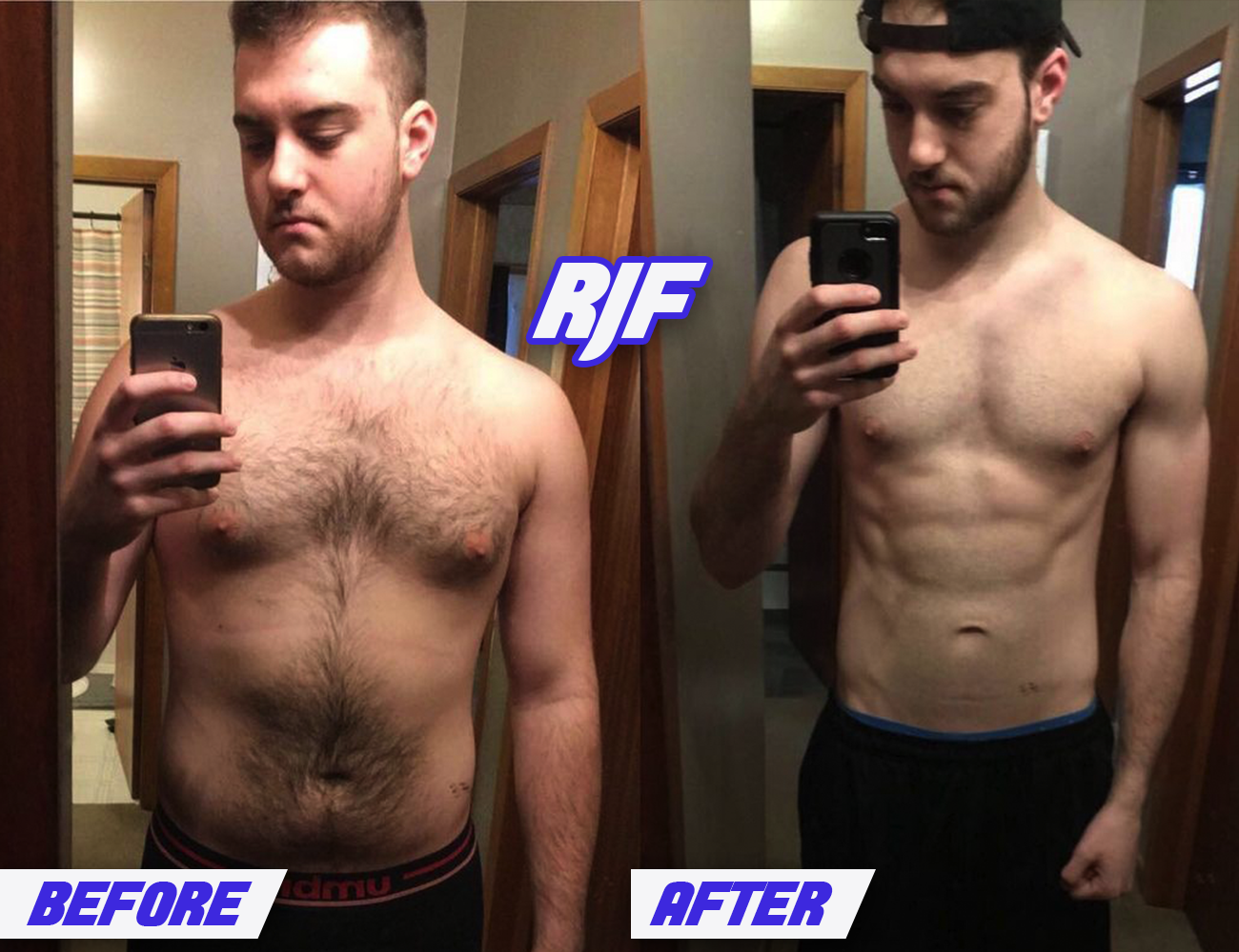 Photo of a client's transformation.