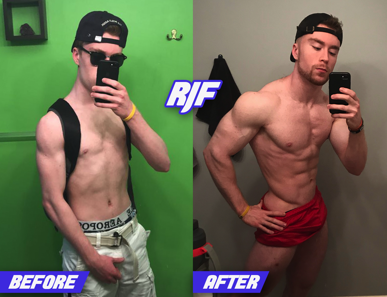 Ryan's before and after images